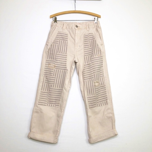 Pilcro The Roma, distressed, cargo pants - Picture 1 of 10